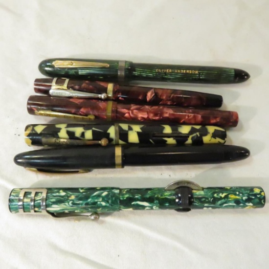 6 Vintage Fountain Pens