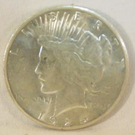 1925 S Peace Silver Dollar