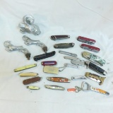 Vintage pocket knives & hood ornaments