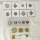 US & Foreign Coins, some silver