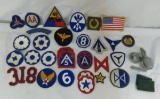 WWII US Military Shoulder Patches