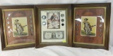 3 Framed Coin Collections $2.75 face silver