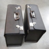 2 Vintage leather Platt legal briefcases