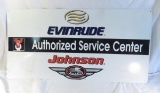 Evinrude Authorized Service Center Sign 18x36