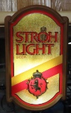 Stroh Light light up sign - works