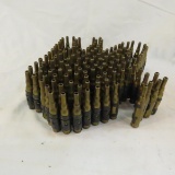 Bandolier of once fired .30 cal machine gun blanks