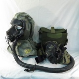 Gulf War Bio Hazard masks and bag