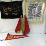 WWII Signal flags, pillow cases & pennant