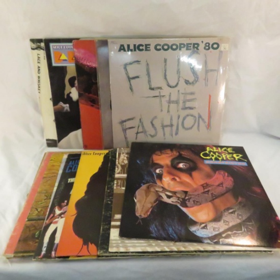 Vintage Alice Cooper Record Albums