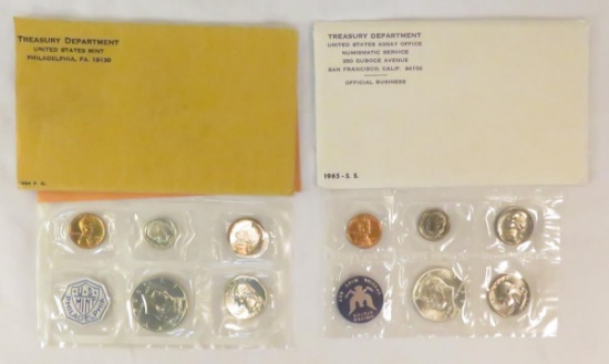 1964 US Mint Proof Set & 1965 Special Set