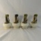 4 Japan marble base lighters