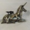 Metal Unicorn table lighter