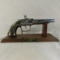 Antique pistol lighter with stand table lighter