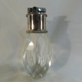 Crystal & Silverplate table lighter