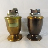 2 Evans cup style table lighters