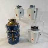 4 Card Theme Table Lighters Made in Japan