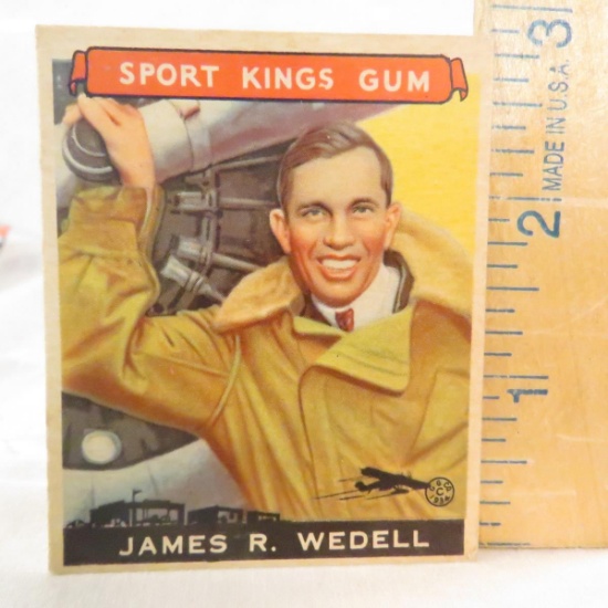 1933 Sport King Card James R. Wedell