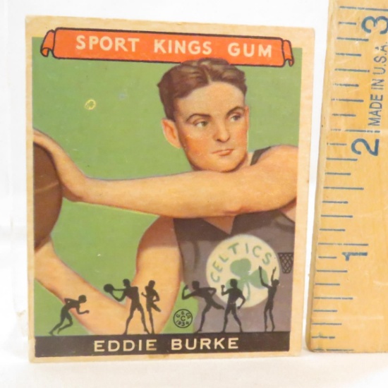 1933 Sport King Card Eddie Burke