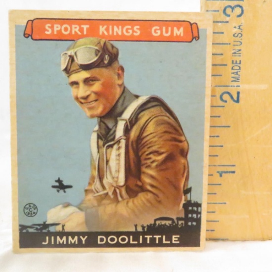 1933 Sport King Card Jimmy Doolittle