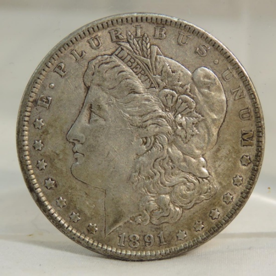 1891 Morgan Silver Dollar