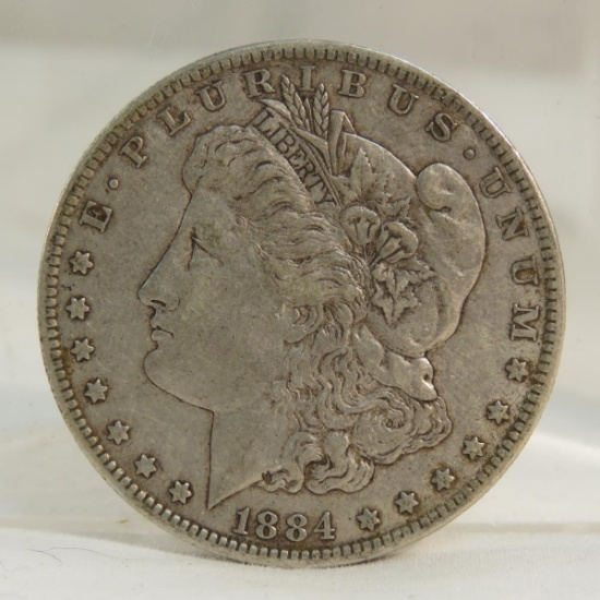 1884 O Morgan Silver Dollar