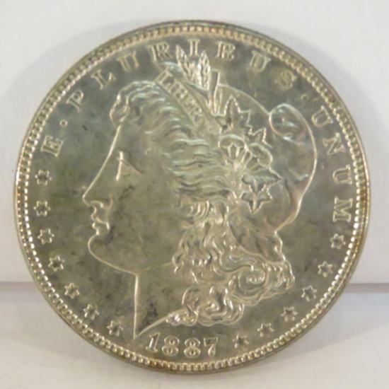 1887 Morgan Silver Dollar BU