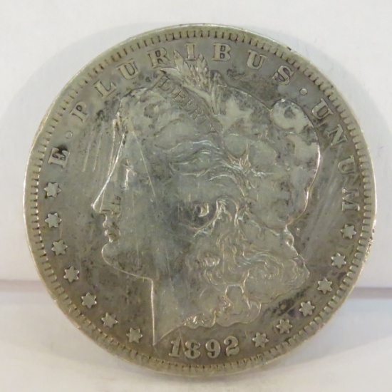 1892 S Morgan Silver Dollar