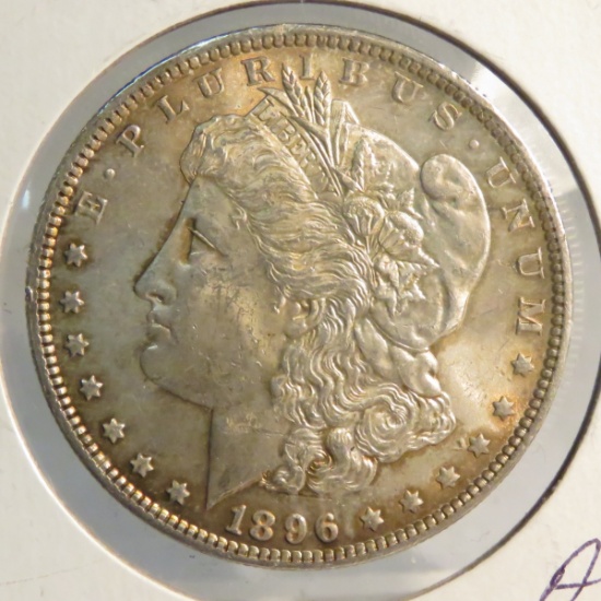 1896 Morgan Silver Dollar AU