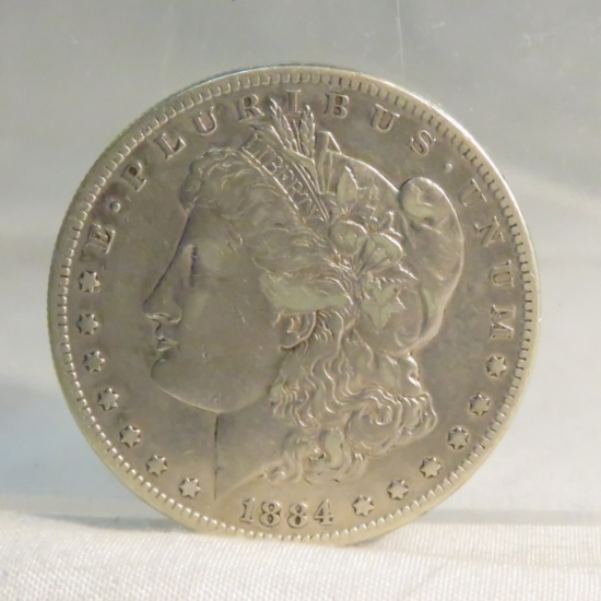 1884 S Morgan Silver Dollar