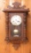 Vienna wall clock with bell on top of case