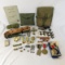 WWII US Military insignia and field gear