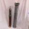 WWII 50 cal training artillery round and canister