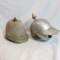 2 1800's ceremonial military helmets