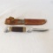 Queen Steel #84 Hunting Knife with Sheath