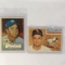 1952 Hank Bauer & 1956 Nellie Fox baseball cards