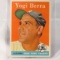 1958 Yogi Berra Topps baseball card