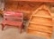 Coca-Cola crate chair and boat Shelf