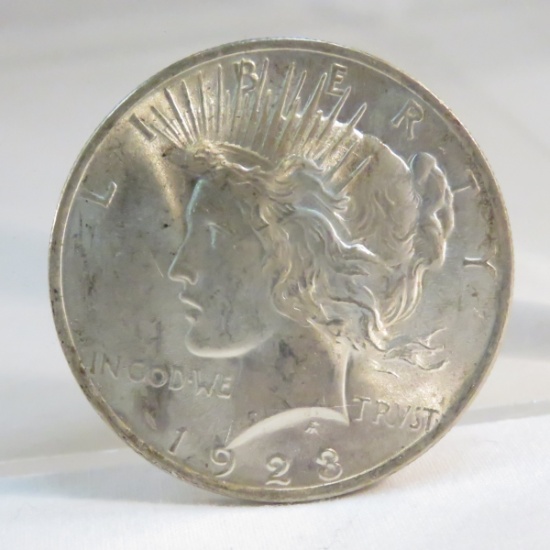 1923 Peace Silver Dollar AU