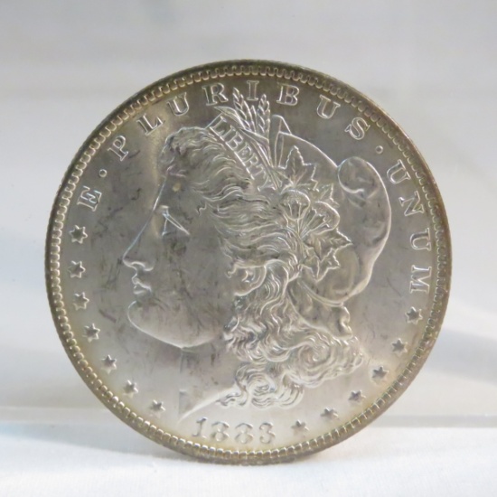 1883 O Morgan Silver Dollar AU