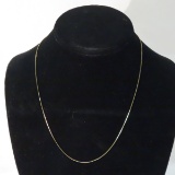 14K Gold Necklace 2gtw, 18