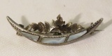 Antique English Sterling Brooch