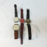 Borel, Helbros & 2 Timex wrist watches