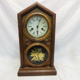 1860's Ingraham Doris figure 8 shelf clock