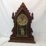 E. Ingraham Antique Eastlake Gingerbread Clock