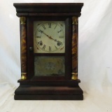 Waterbury Cottage Pillar Case Mantel Clock