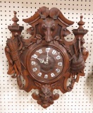 1850's Carved French cartel clock