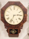 Rosewood English Drop wall clock