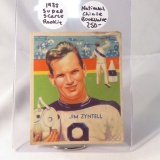 1935 Jim Zyntell rookie football card