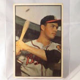 1953 color Bowman Eddie Mathews baseball card