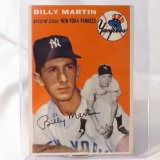 1954 Topps Billy Martin baseball card
